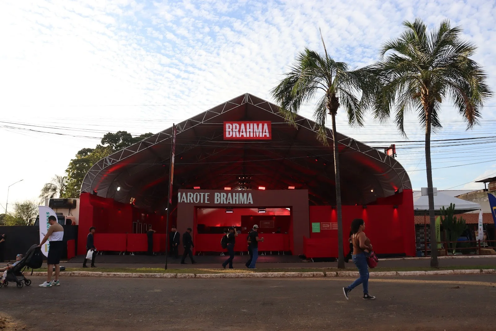 Fachada do Camarote Brahma na Pecuária de Goiânia
